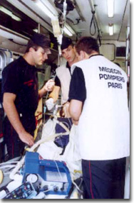Parmi les pompiers des médecins exceptionnels